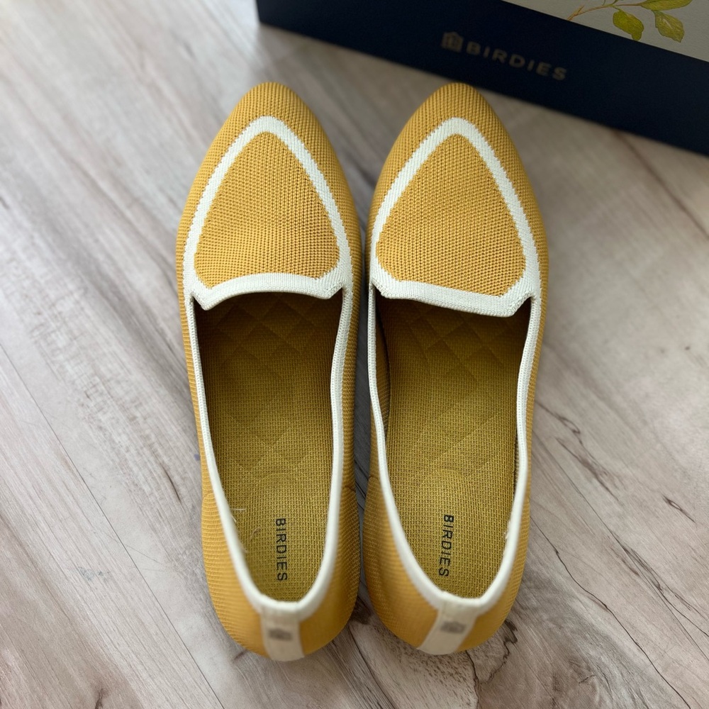 Birdies Blackbird Knit Loafer in yellow mustard 7.5 - Picture 6 of 10
